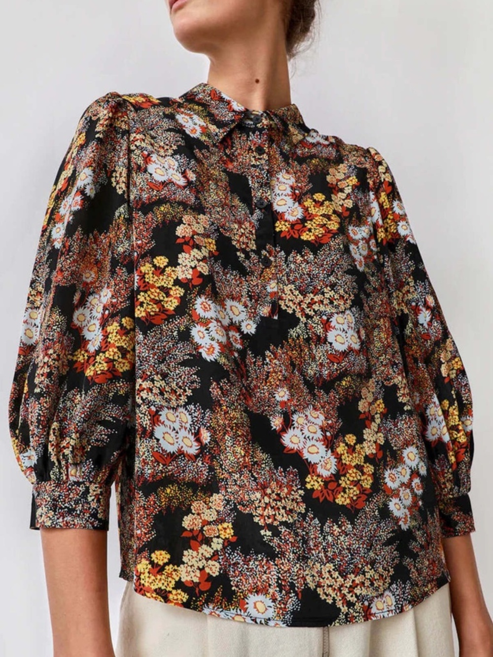 No. 6 Esme Shirt-Garden Party-Size S